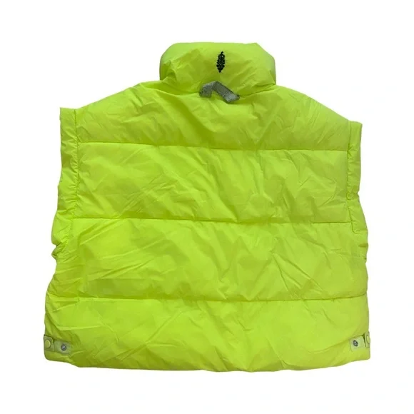 FP Movement | In A Bubble Puffer Vest Oversized Highlighter Size XS - Picture 5 of 7